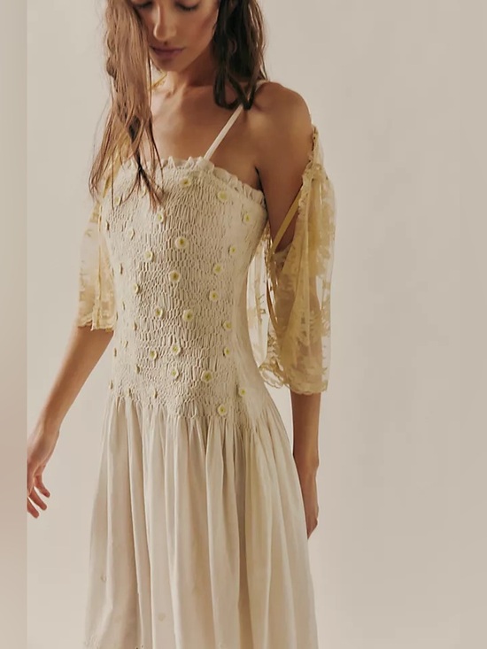 Free People Dresses & Skirts - Free People Daphne Midi Dress NWT Sz M.